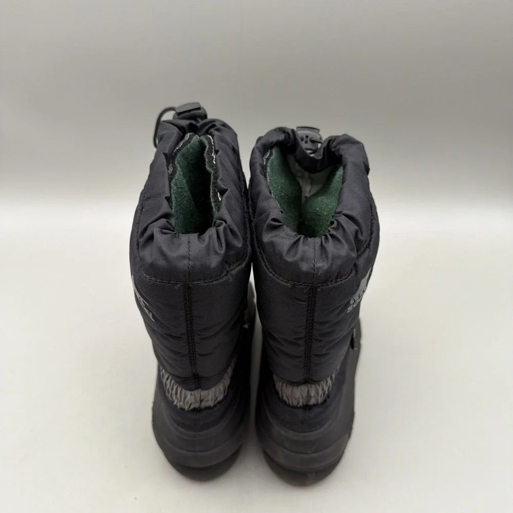 Sorel Youth Flurry Boots Black/City Grey Size 3